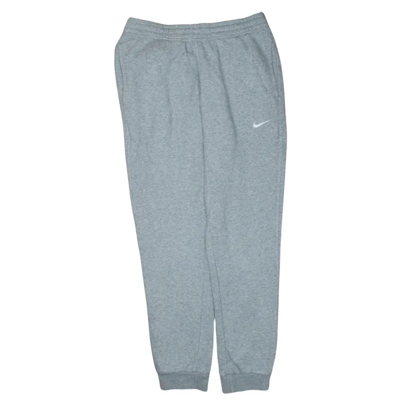 Nike Grey Joggers Sweatpants Men's Medium Embroidered Swoosh Elastic Waist Cuffed Hem Loungewear sold by Vintage Club