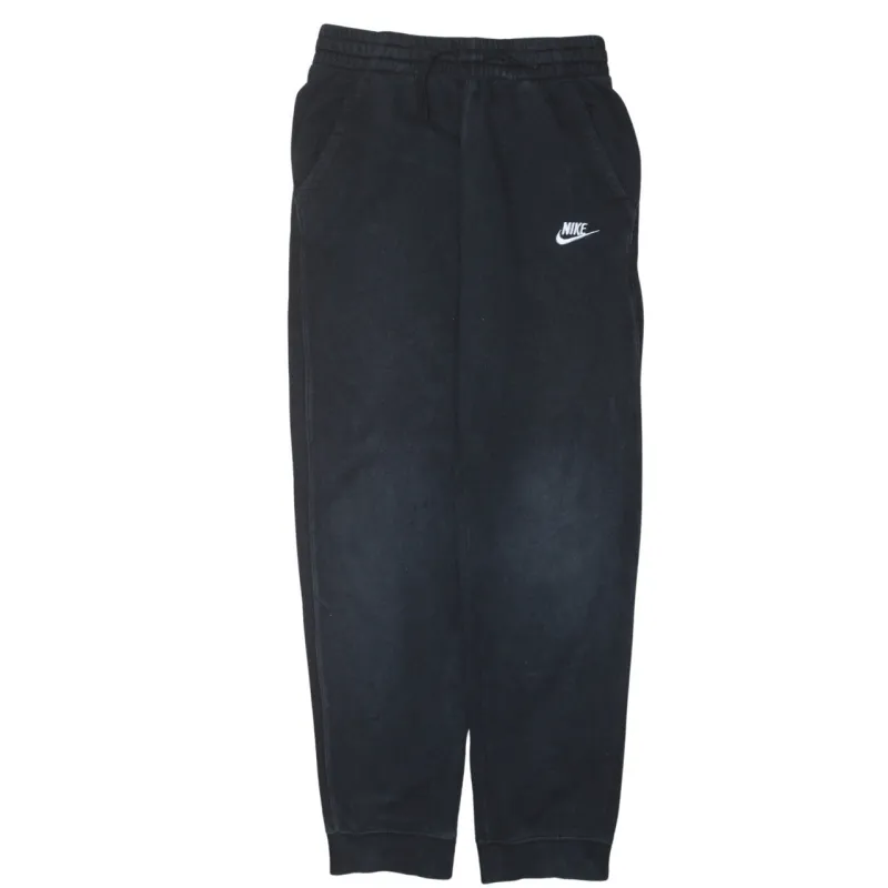 Nike Black Joggers Men’s XLarge Printed Swoosh Logo Elastic Waist Cuffed Sweatpants sold by Vintage Club