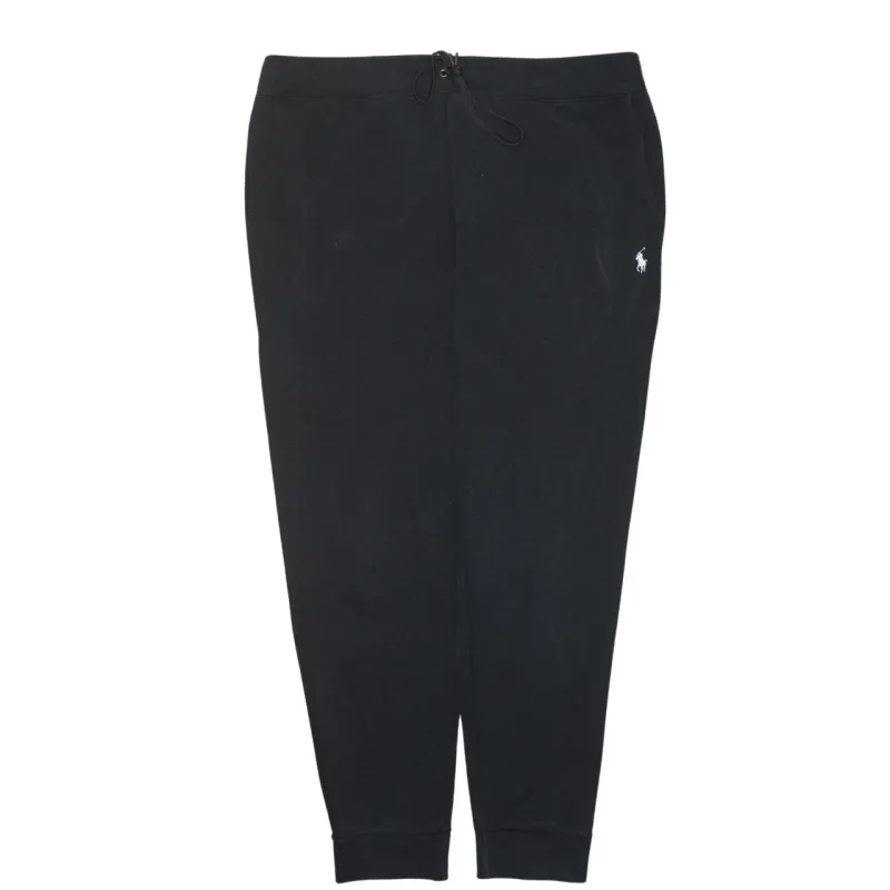 Polo Ralph Lauren Black Joggers Men’s 38 Embroidered Pony Logo Cuffed Sweatpants made by Vintage Club