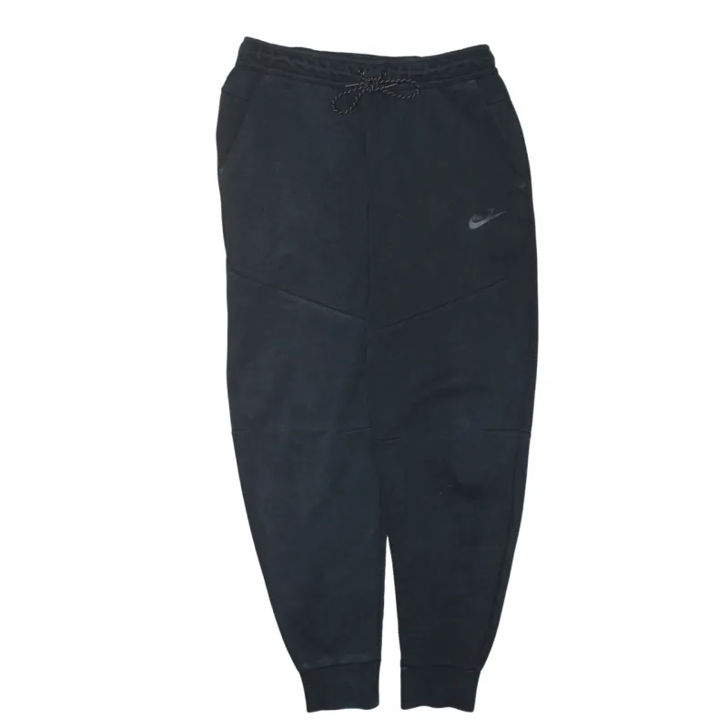 Nike Black Joggers Sweatpants Men’s Medium Embroidered Swoosh Panelled Cuffed Loungewear sold by Vintage Club