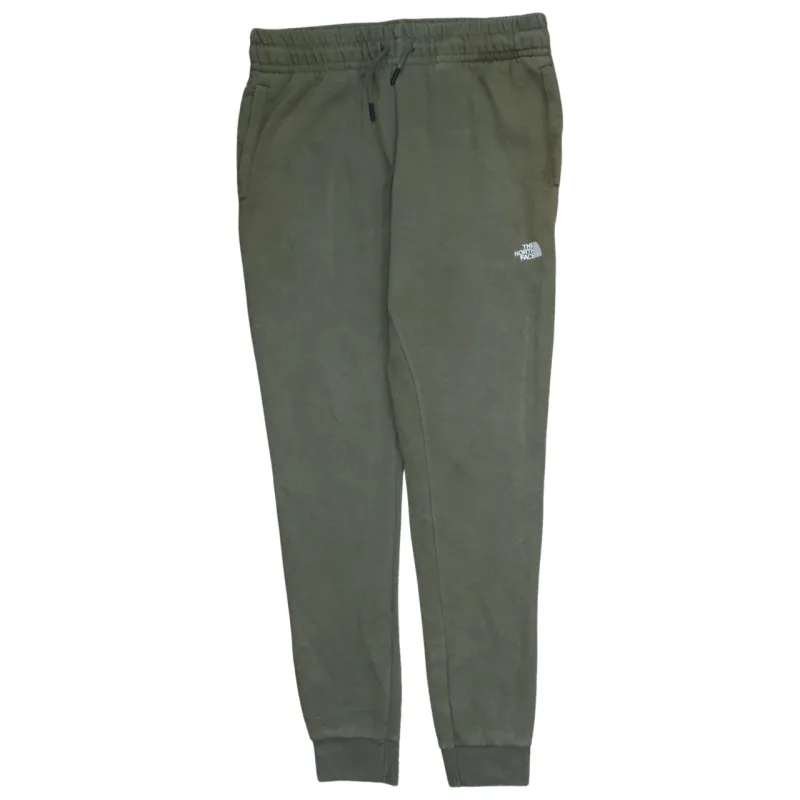 The North Face Olive Green Joggers Women’s Medium Embroidered Logos Elastic Waist Cuffed Sweatpants sold by Vintage Club