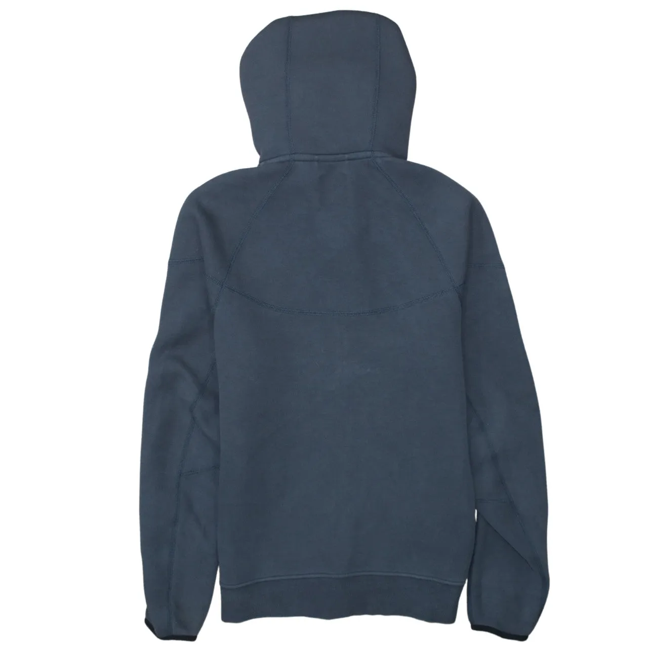 Nike Dark Grey Full Zip Hoodie Men's Small Embroidered Swoosh Zip Pockets Sweatshirt sold by Vintage Club product image thumbnail 2