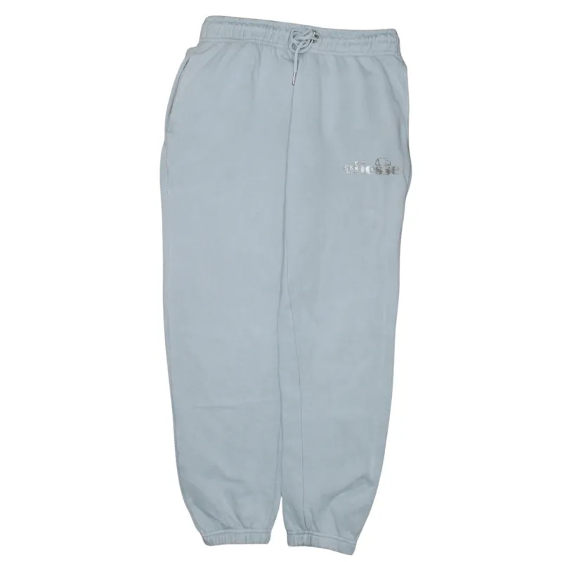 Ellesse Light Grey Joggers Men’s Small Embroidered Logo Elasticated Waist Cuffed Sweatpants made by Ellesse