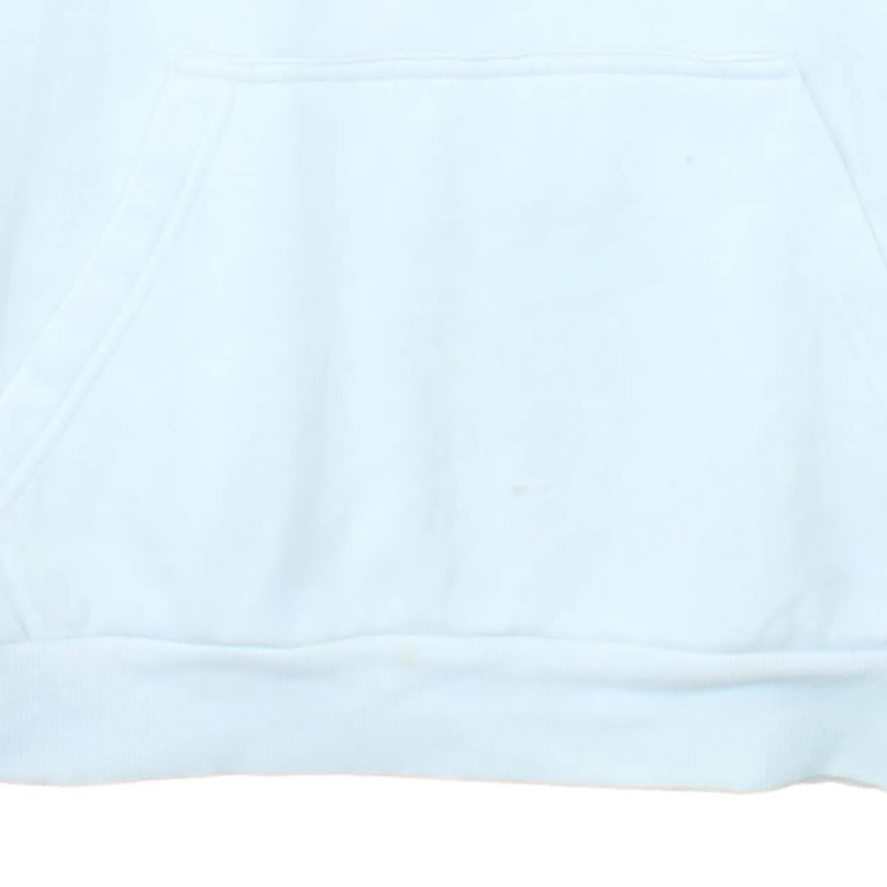 Adidas White Hoodie Men's Small Printed Chest Logo Front Pocket Pullover Sweatshirt sold by Vintage Club product image thumbnail 4