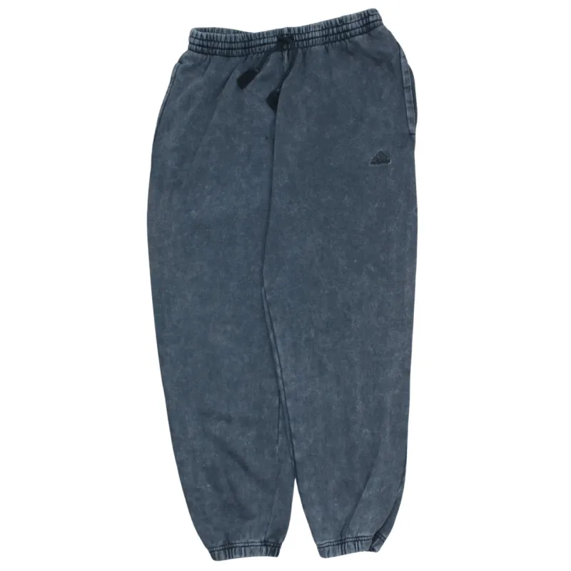 Adidas Washed Charcoal Joggers Men’s Small Embroidered Logo Elastic Cuff Sweatpants made by Adidas