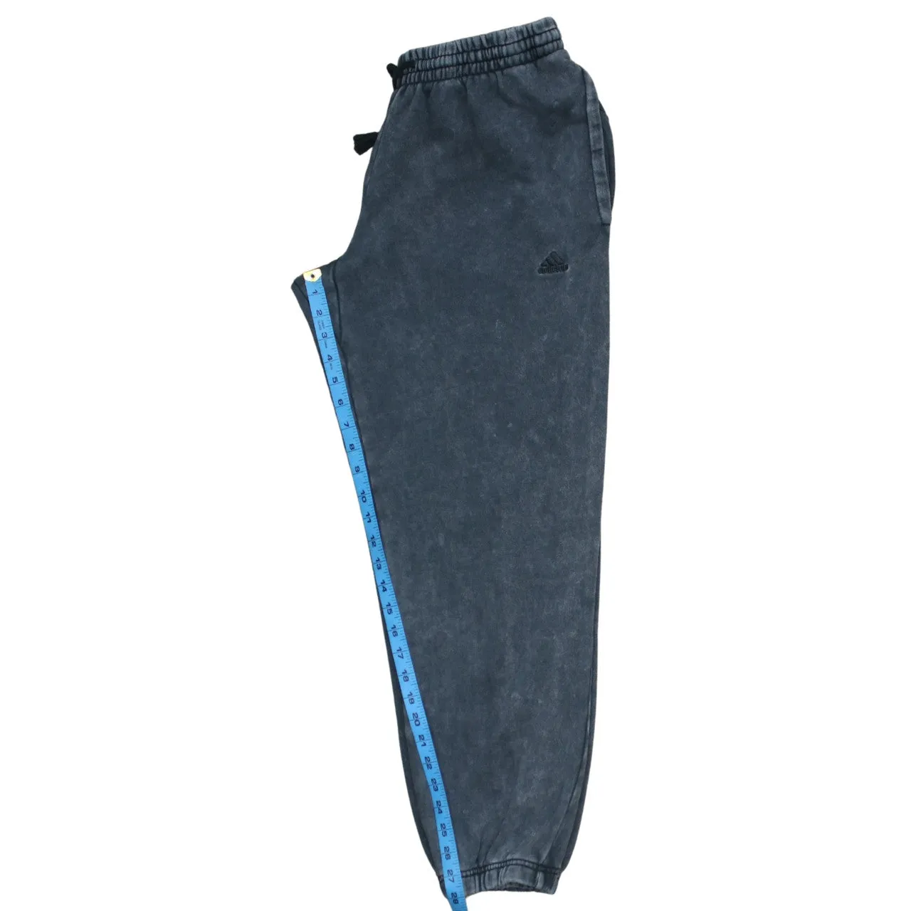 Adidas Washed Charcoal Joggers Men’s Small Embroidered Logo Elastic Cuff Sweatpants sold by Vintage Club product image thumbnail 5