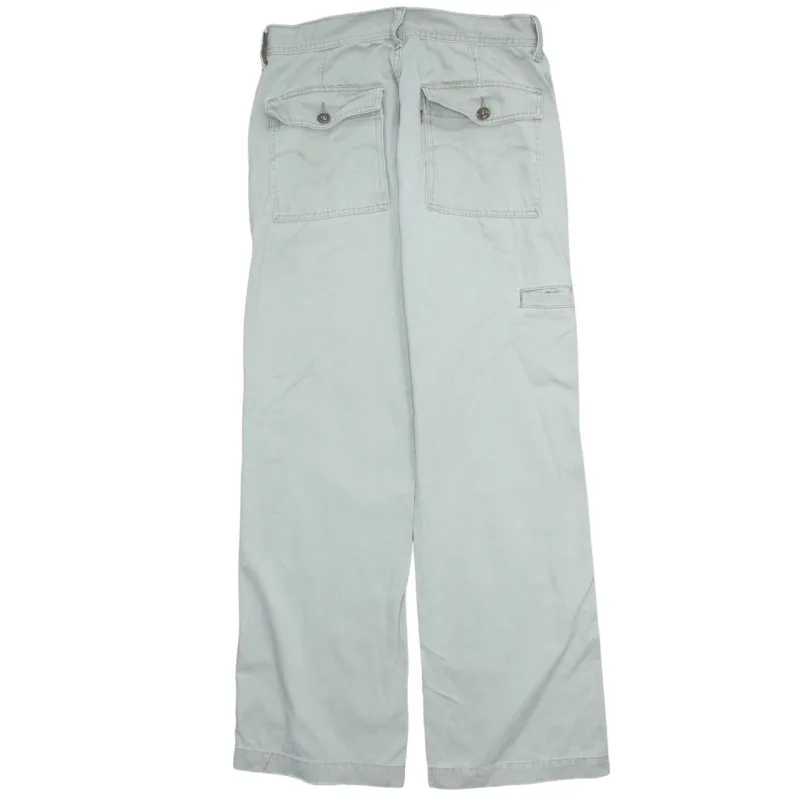 Levi's Beige Cream Trousers Men's W32 L34 Loose Bootcut Cargo Style Casual Pants sold by Vintage Club