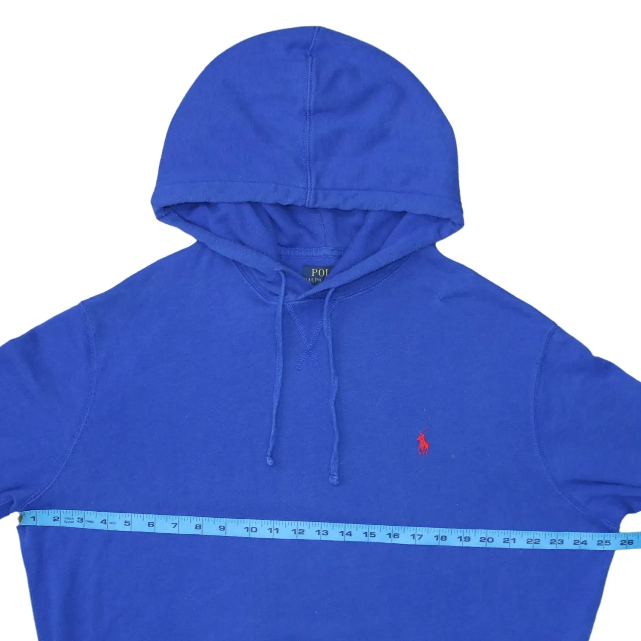 Polo Ralph Lauren Royal Blue Hoodie Women's XLarge Embroidered Pony Logo Front Pocket Sweatshirt sold by Vintage Club product image thumbnail 5