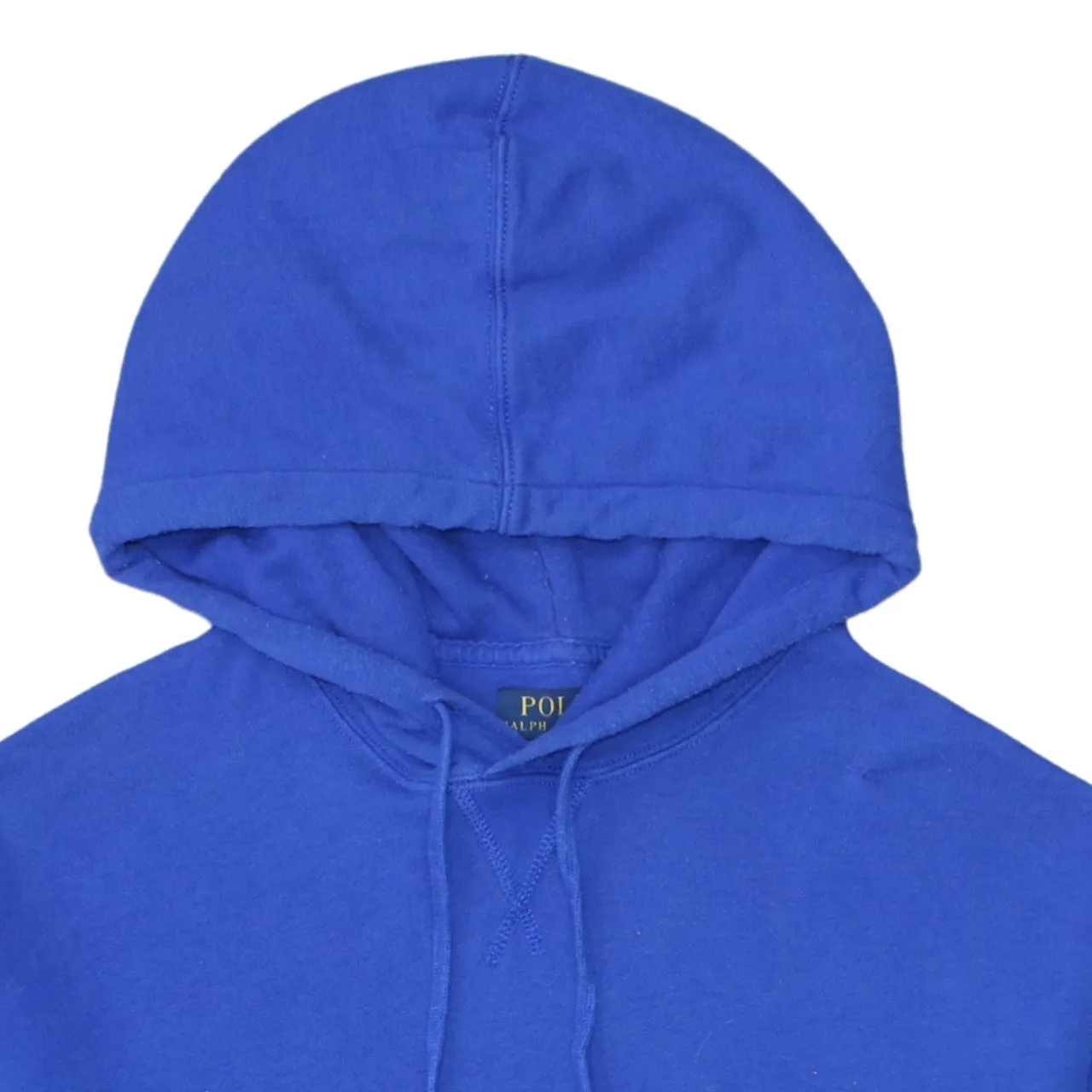 Polo Ralph Lauren Royal Blue Hoodie Women's XLarge Embroidered Pony Logo Front Pocket Sweatshirt sold by Vintage Club product image thumbnail 3