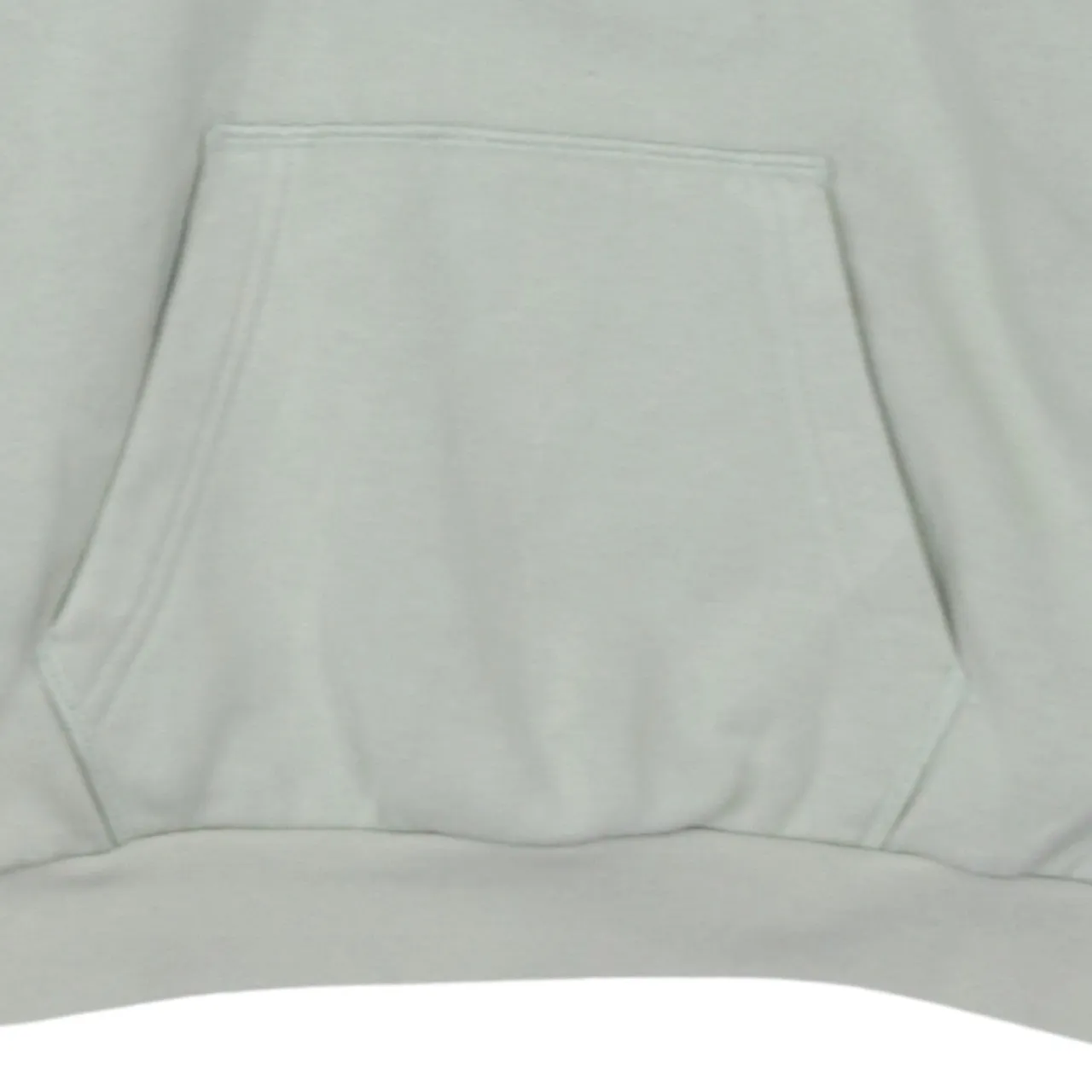 Adidas Light Sage Hoodie Women’s Medium Printed Trefoil Logo Front Back Pullover Sweatshirt sold by Vintage Club product image thumbnail 4