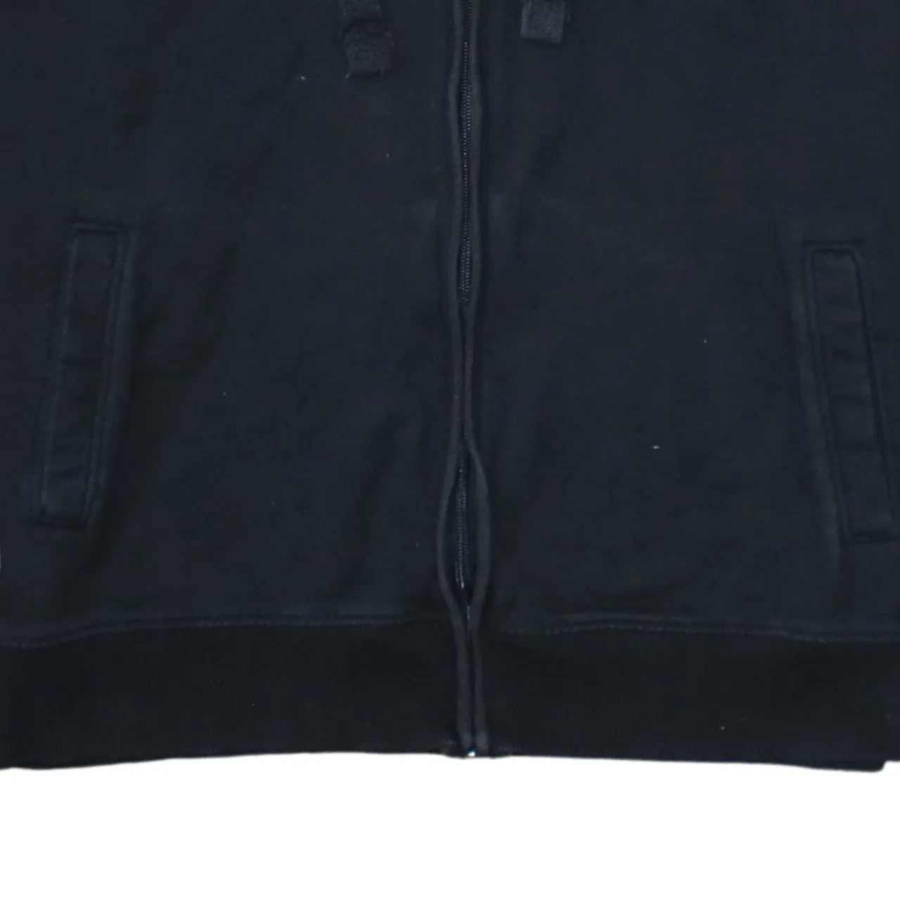 Emporio Armani Black Zip Hoodie Men's Small EA7 Patch Logo Front Pockets Sweatshirt sold by Vintage Club product image thumbnail 4