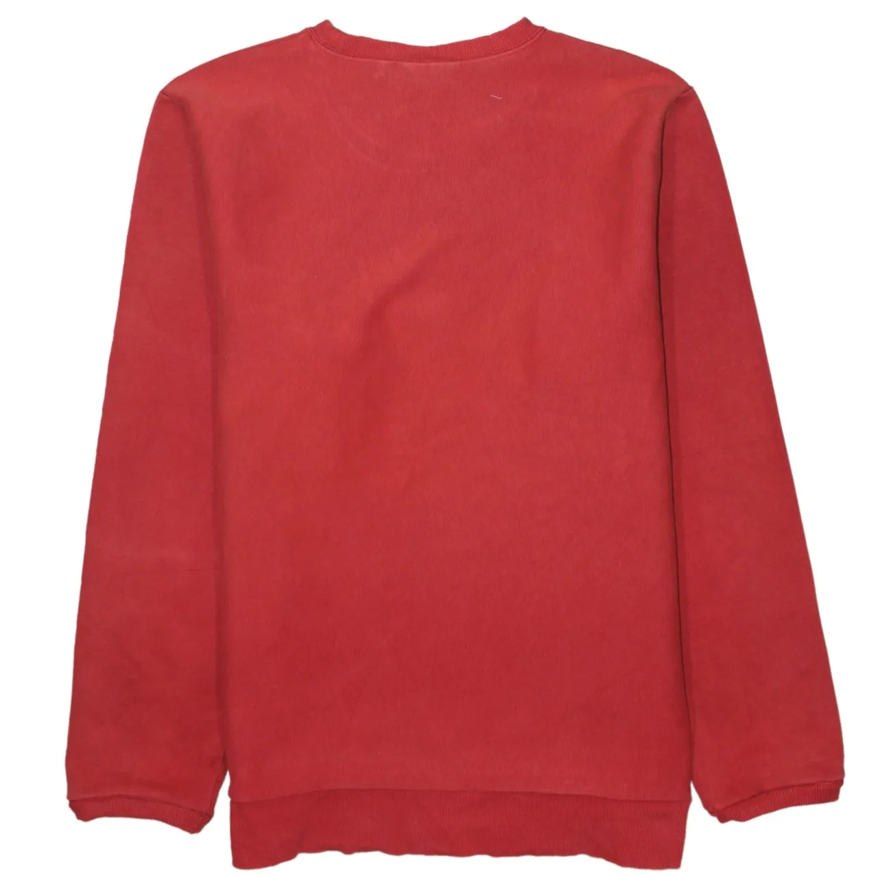 Carhartt Faded Red Sweatshirt Men's Small Embroidered Chest Logo Crewneck Pullover Jumper sold by Vintage Club product image thumbnail 2