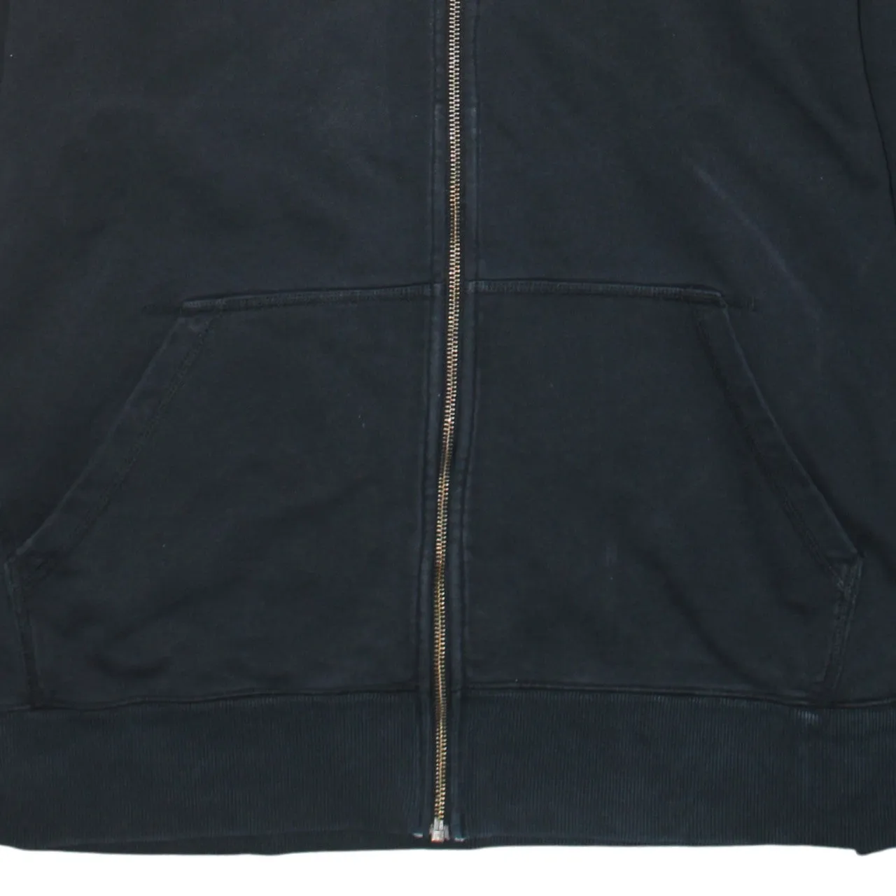 Nike Black Full Zip Hoodie Men’s XXLarge Small Swoosh Logo Split Pouch Pocket Sweatshirt sold by Vintage Club product image thumbnail 4