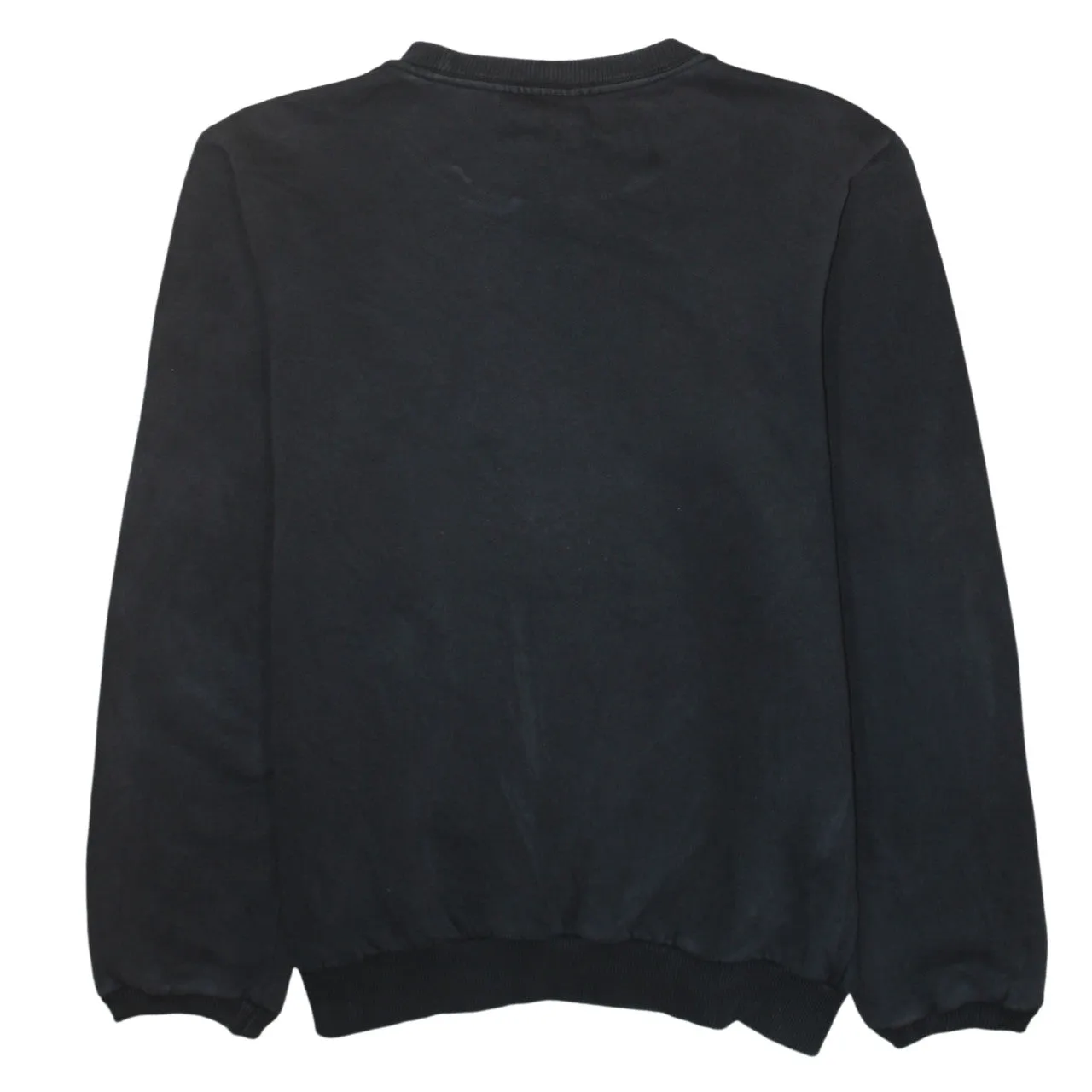 Adidas Black Sweatshirt Men's Small Printed Trefoil Logo Camo Panel Crewneck Pullover sold by Vintage Club product image thumbnail 2