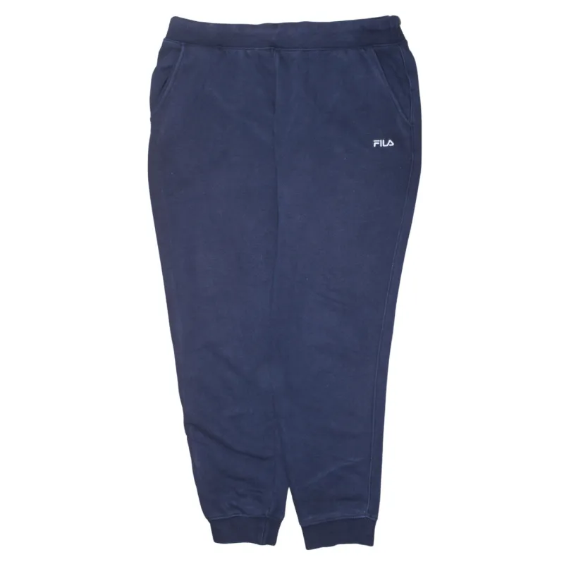 Fila Navy Blue Joggers Men’s XLarge Embroidered Logo Elastic Waist Cuffed Sweatpants made by Fila