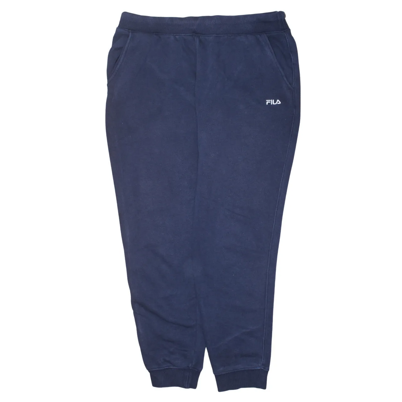 Fila Navy Blue Joggers Men’s XLarge Embroidered Logo Elastic Waist Cuffed Sweatpants sold by Vintage Club