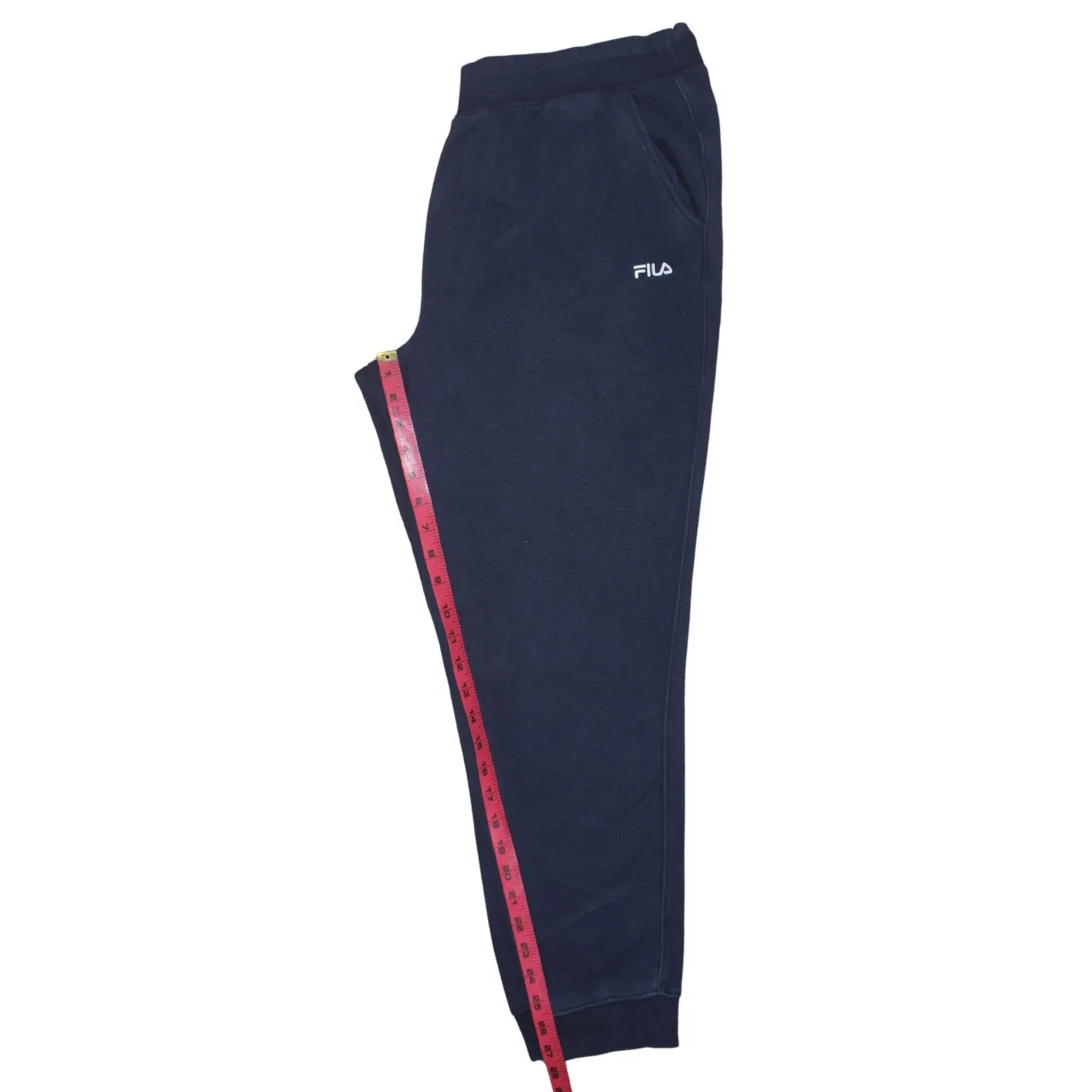Fila Navy Blue Joggers Men’s XLarge Embroidered Logo Elastic Waist Cuffed Sweatpants sold by Vintage Club product image thumbnail 5