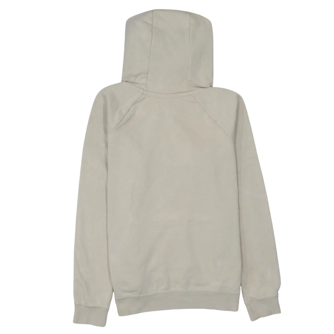 Nike Beige Cream Hoodie Men's Small Embroidered Swoosh Logo Front Pocket Pullover Sweatshirt sold by Vintage Club product image thumbnail 2