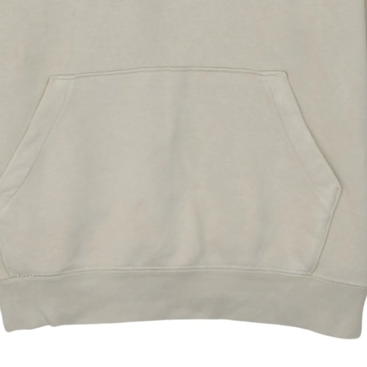 Nike Beige Cream Hoodie Men's Small Embroidered Swoosh Logo Front Pocket Pullover Sweatshirt sold by Vintage Club product image thumbnail 4