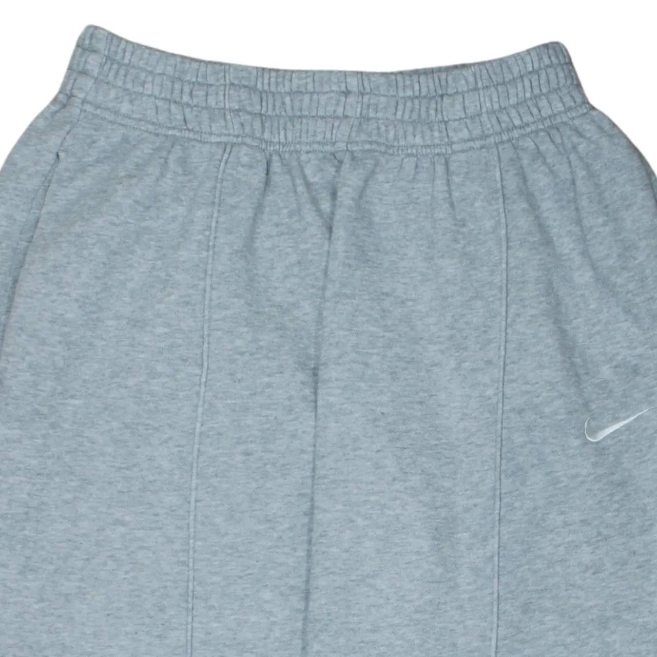 Nike Light Grey Joggers Men’s Small Embroidered Swoosh Elasticated Cuffs Fleece Sweatpants sold by Vintage Club product image thumbnail 3