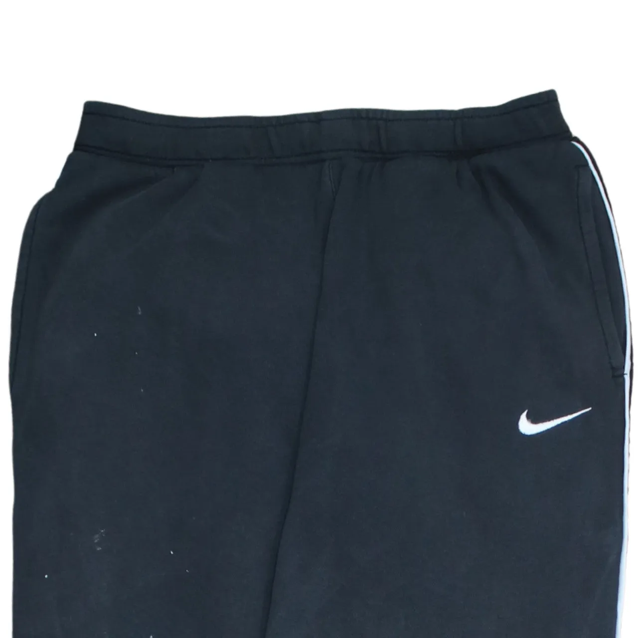 Nike Black Joggers Sweatpants Men’s Medium Embroidered Swoosh Logo Side Stripe Tapings sold by Vintage Club product image thumbnail 3