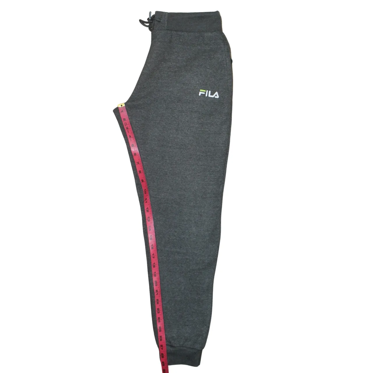 Fila Dark Grey Joggers Men’s Medium Embroidered Logo Drawstring Waist Cuffed Sweatpants sold by Vintage Club product image thumbnail 5