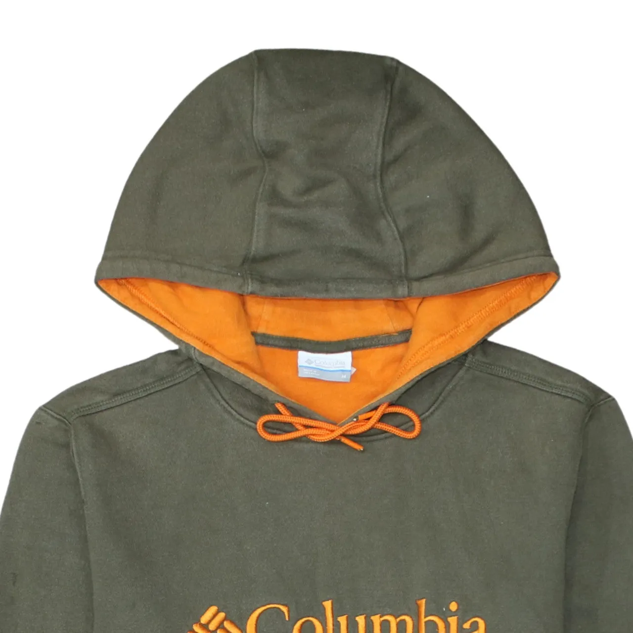 Columbia Olive Green Hoodie Men's Medium Embroidered Logo Front Pocket Pullover Sweatshirt sold by Vintage Club product image thumbnail 3