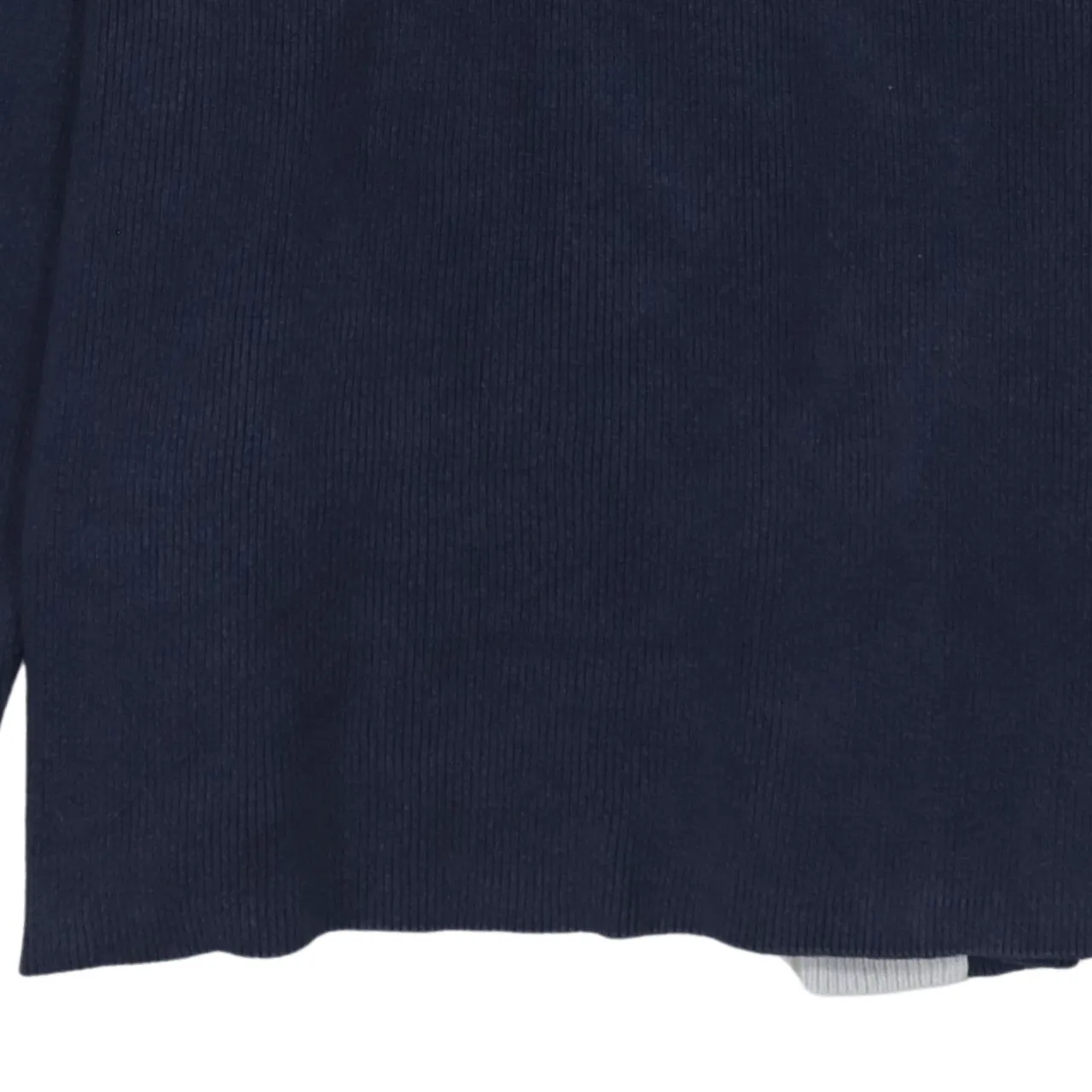 Timberland Navy Blue Half Zip Sweatshirt Men's Small Contrast Collar Embroidered Logo Pullover sold by Vintage Club product image thumbnail 4