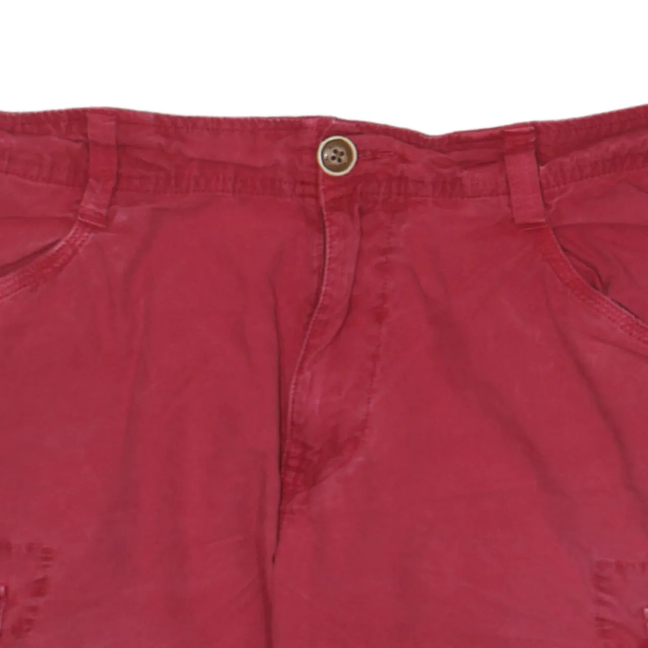 Napapijri Burgundy Red Cargo Shorts Men's Size 36 Multi Pocket Flag Logo Outdoor sold by Vintage Club product image thumbnail 3
