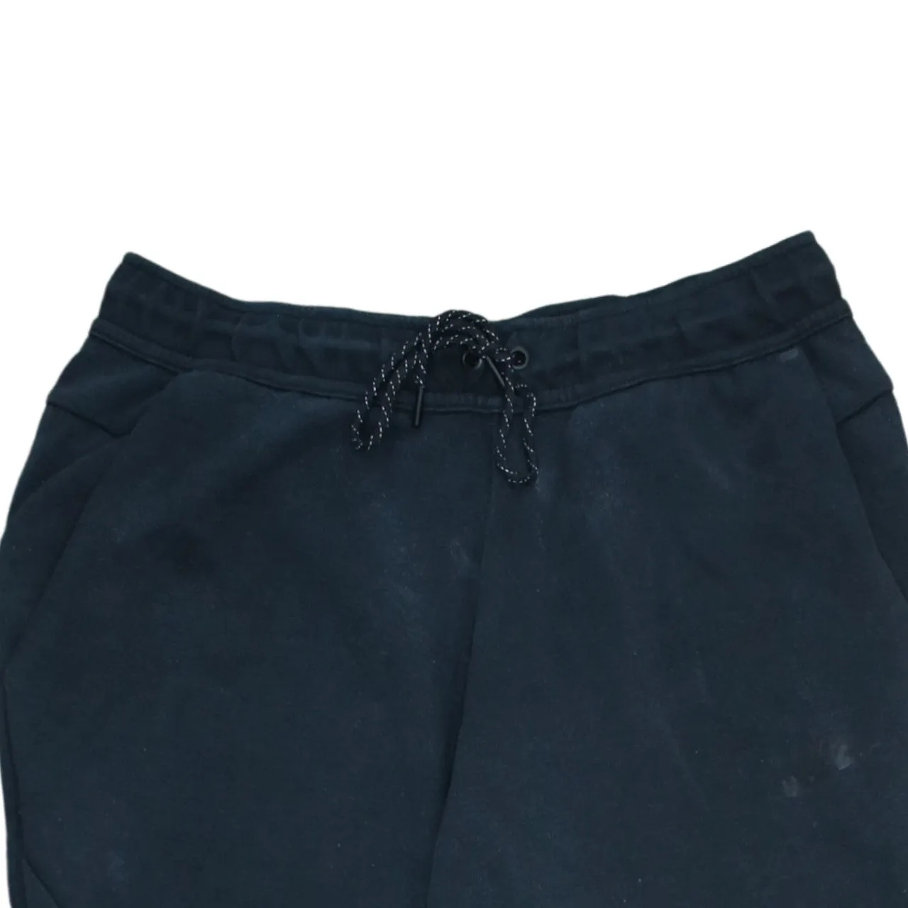 Nike Black Joggers Men’s Medium Elastic Waist Cuffed Hem Panelled Fleece Sweatpants sold by Vintage Club product image thumbnail 3