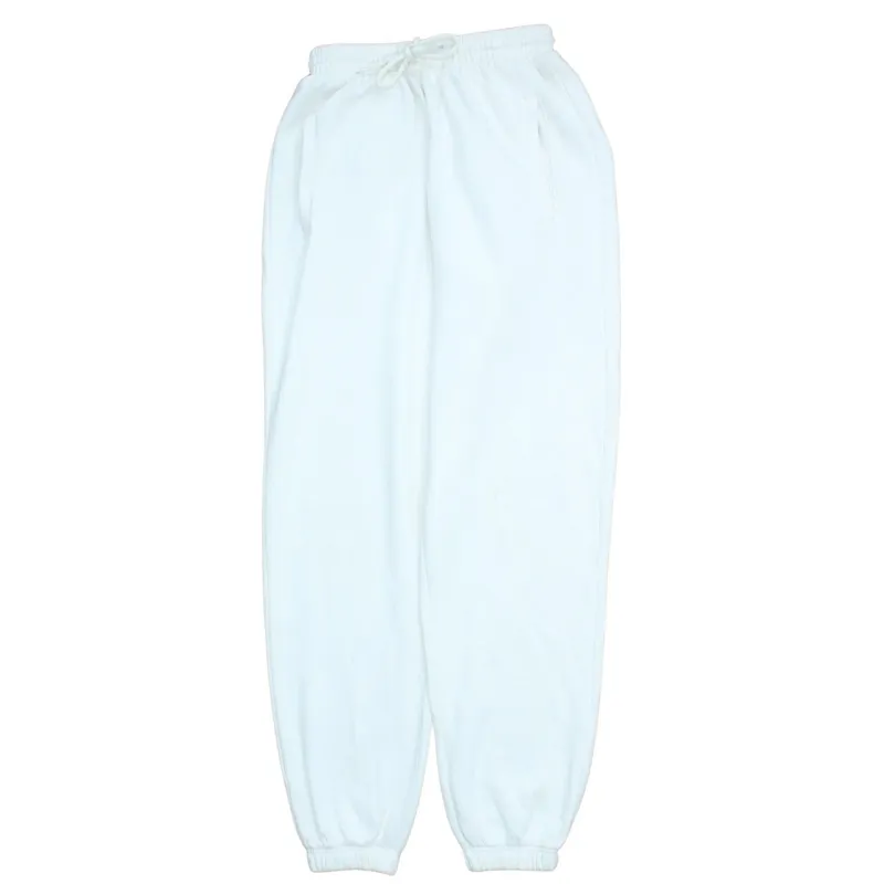 Adidas White Joggers Women’s XSmall Elasticated Waist Cuffed Hem Fleece Sweatpants sold by Vintage Club