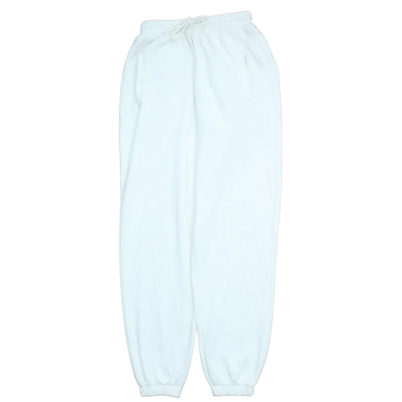 Adidas White Joggers Women’s XSmall Elasticated Waist Cuffed Hem Fleece Sweatpants sold by Vintage Club