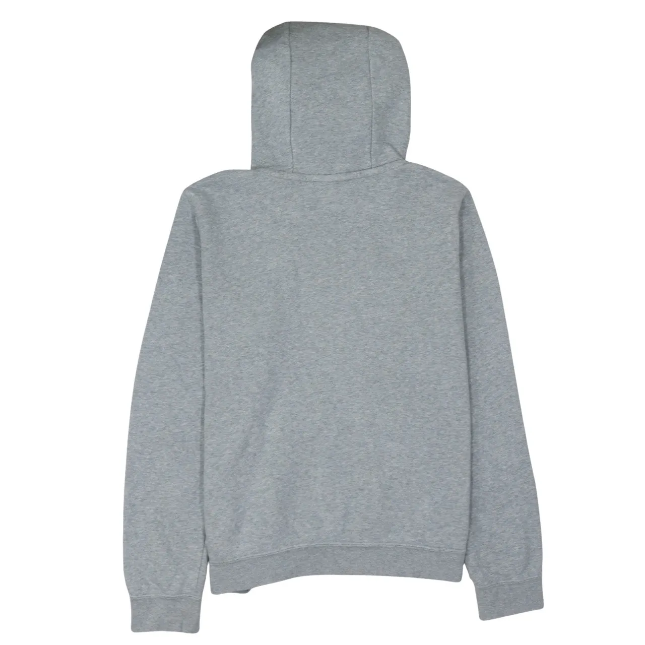 Nike Grey Hoodie Men's Medium Embroidered Swoosh Logo Front Pocket Pullover Sweatshirt sold by Vintage Club product image thumbnail 2