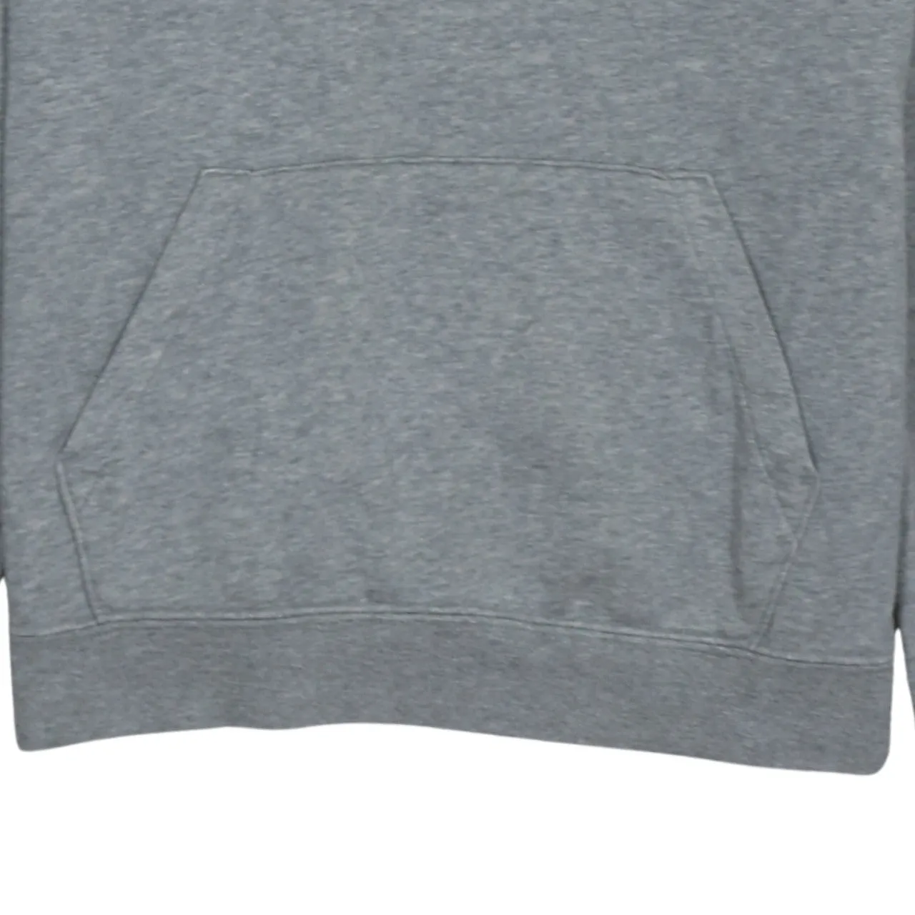 Nike Grey Hoodie Men's Medium Embroidered Swoosh Logo Front Pocket Pullover Sweatshirt sold by Vintage Club product image thumbnail 4