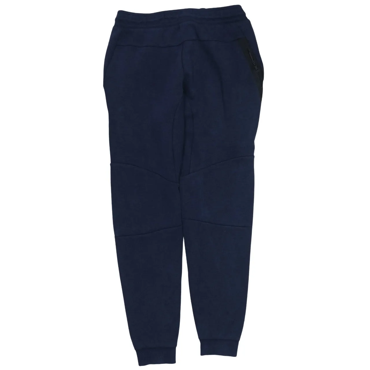 Nike Navy Blue Joggers Men's Small Cuffed Hem Zip Pocket Embroidered Swoosh Sweatpants sold by Vintage Club product image thumbnail 2