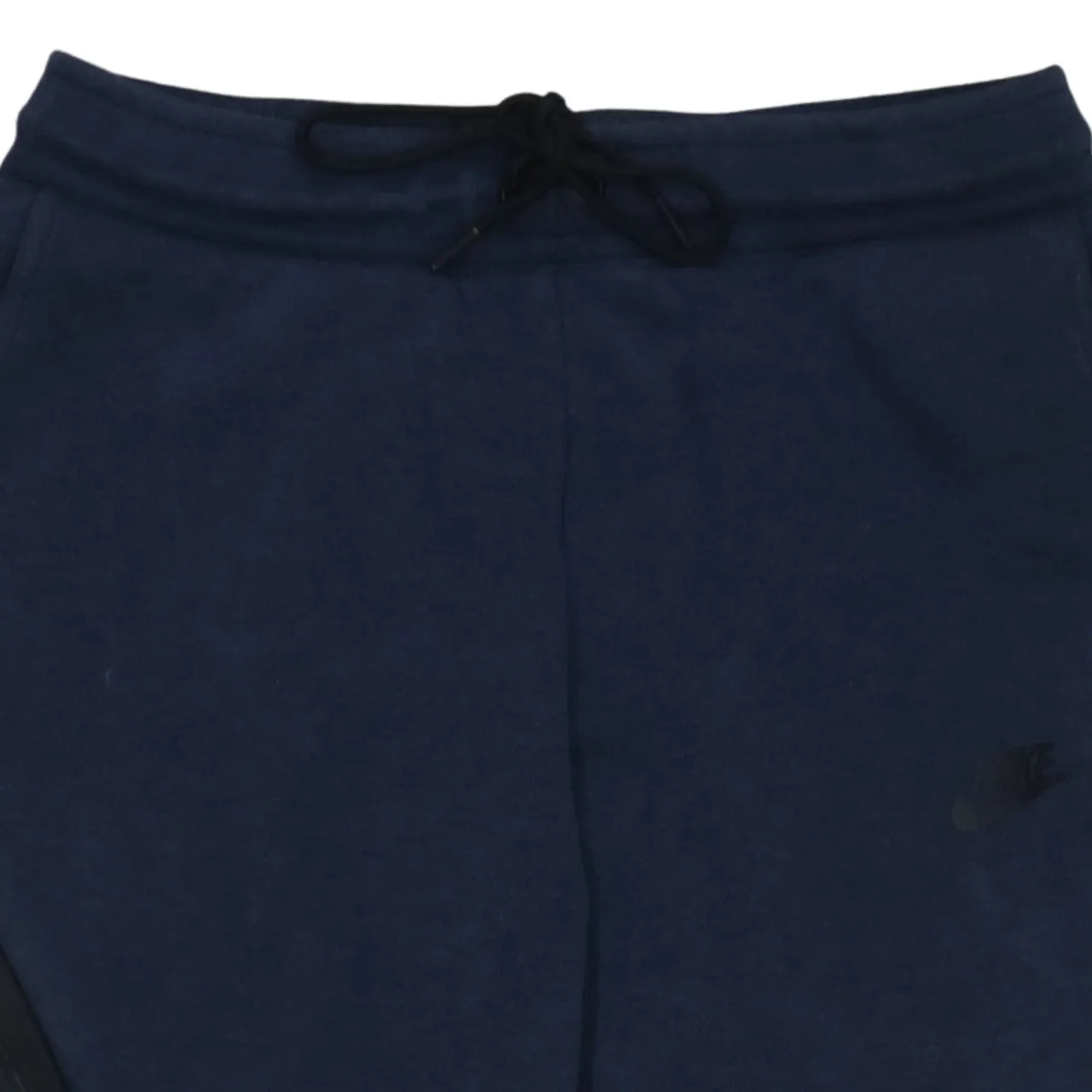 Nike Navy Blue Joggers Men's Small Cuffed Hem Zip Pocket Embroidered Swoosh Sweatpants sold by Vintage Club product image thumbnail 3