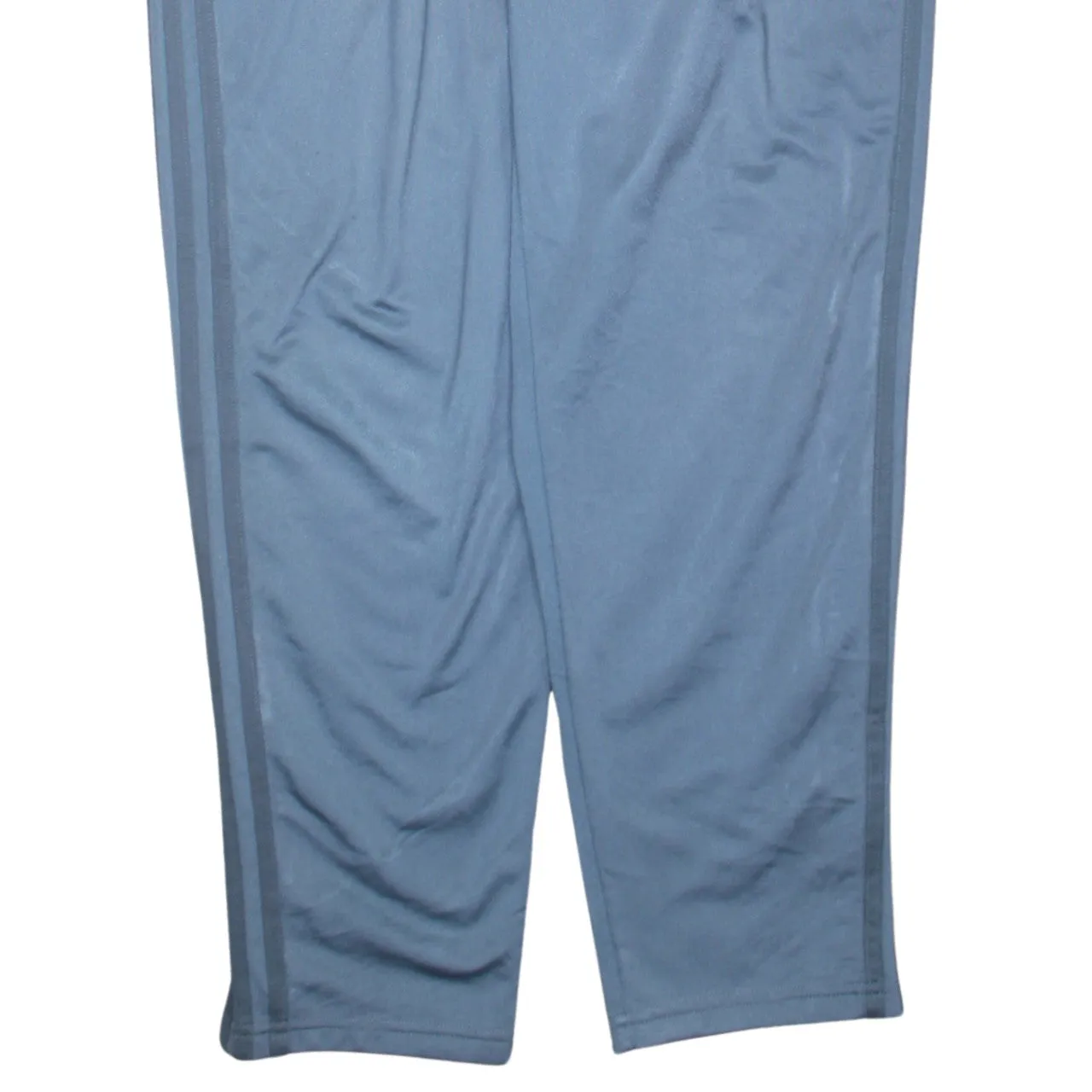 Adidas Light Blue Track Pants Men's Medium Embroidered Logo Side Stripe Trousers sold by Vintage Club product image thumbnail 4