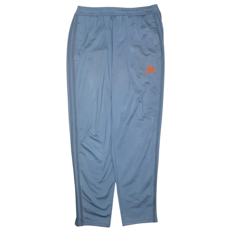 Adidas Light Blue Track Pants Men's Medium Embroidered Logo Side Stripe Trousers sold by Vintage Club