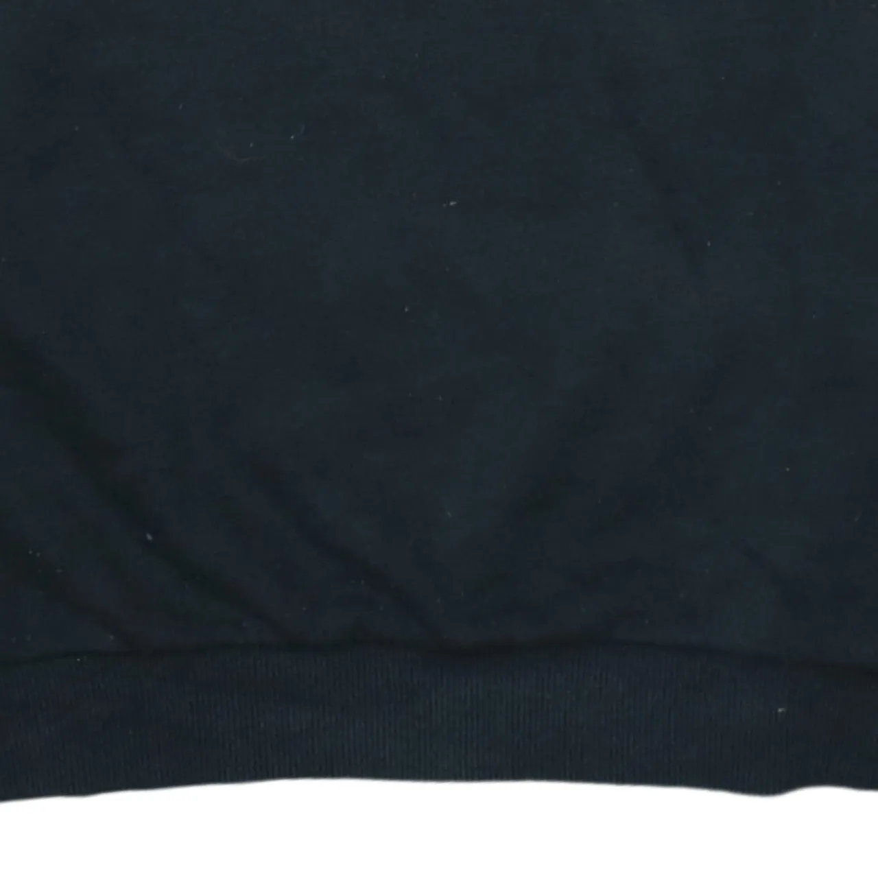 Adidas Black Sweatshirt Men's Small Three Stripe Sleeves Embroidered Chest Logo Pullover Top sold by Vintage Club product image thumbnail 4