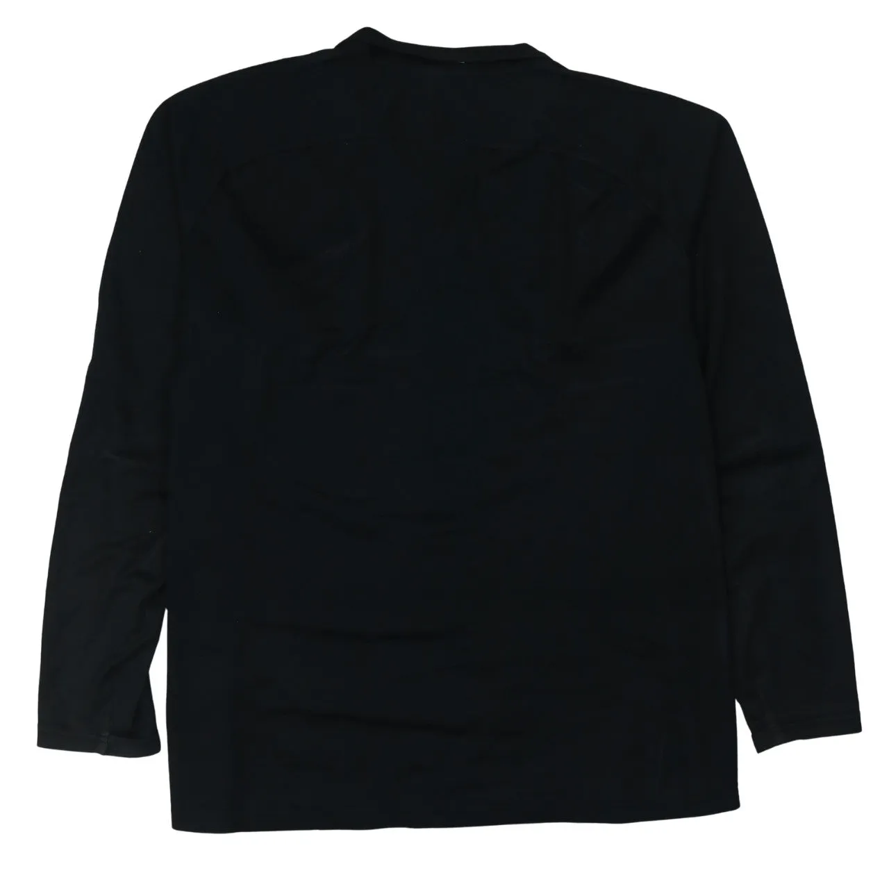 Nike Black Quarter Zip Sweatshirt Men's XXLarge White Stripe Embroidered Swoosh Pullover Top sold by Vintage Club product image thumbnail 2