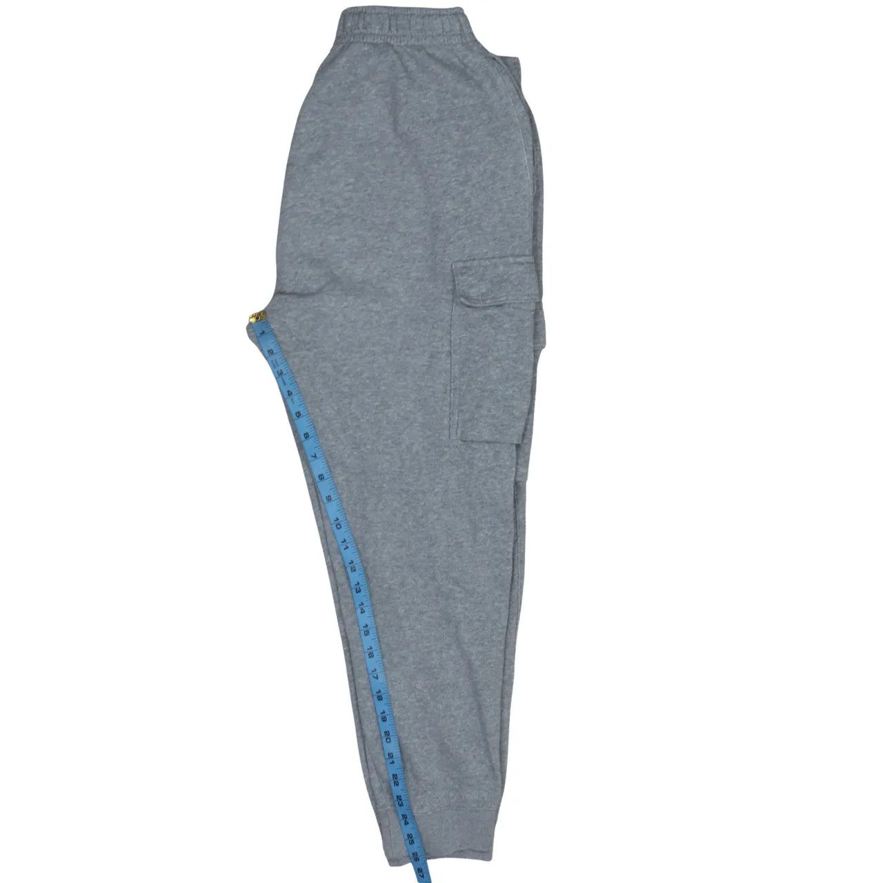 Nike Grey Joggers Sweatpants Men's Medium Cargo Pockets Printed Swoosh Logo Loungewear sold by Vintage Club product image thumbnail 5