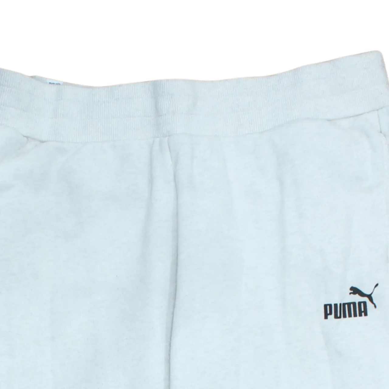 Puma White Joggers Women’s Large Printed Logo Elasticated Cuffs Casual Sweatpants sold by Vintage Club product image thumbnail 3