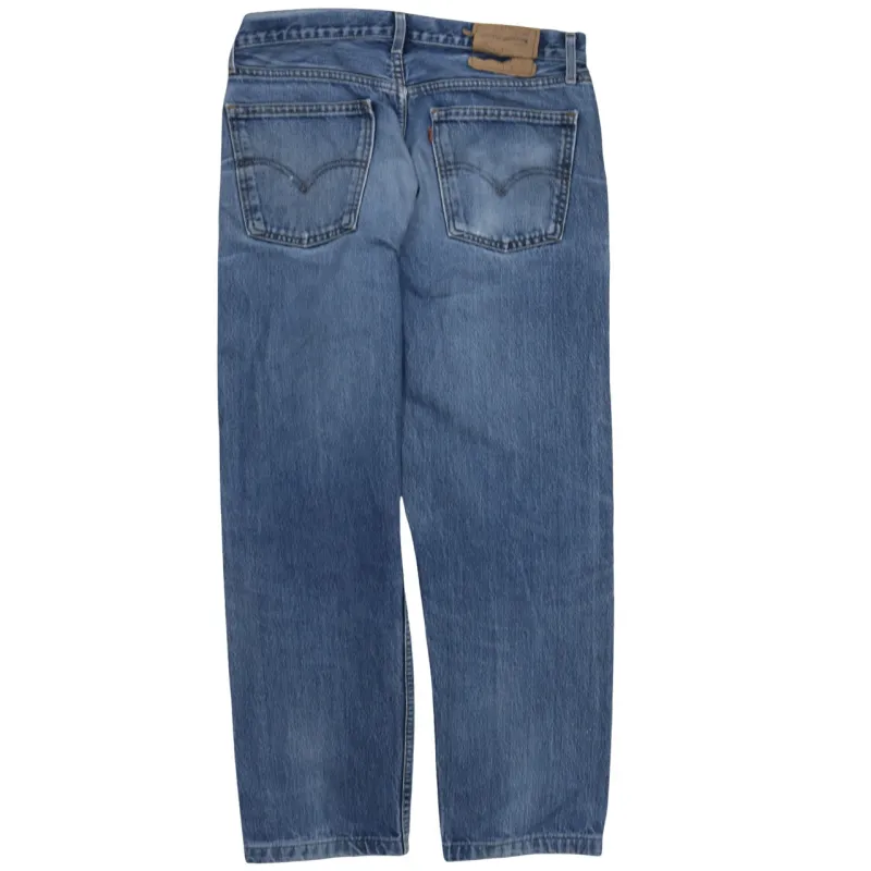 Levi Strauss &Co Light Blue Jeans Men's 36 Straight Leg Faded Denim Five Pocket Pants sold by Vintage Club
