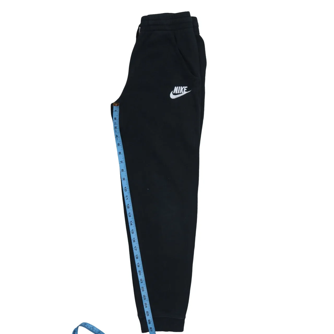 Nike Black Joggers Sweatpants Men’s XLarge Printed Swoosh Logo Elastic Waist Fleece Lined Pants sold by Vintage Club product image thumbnail 5
