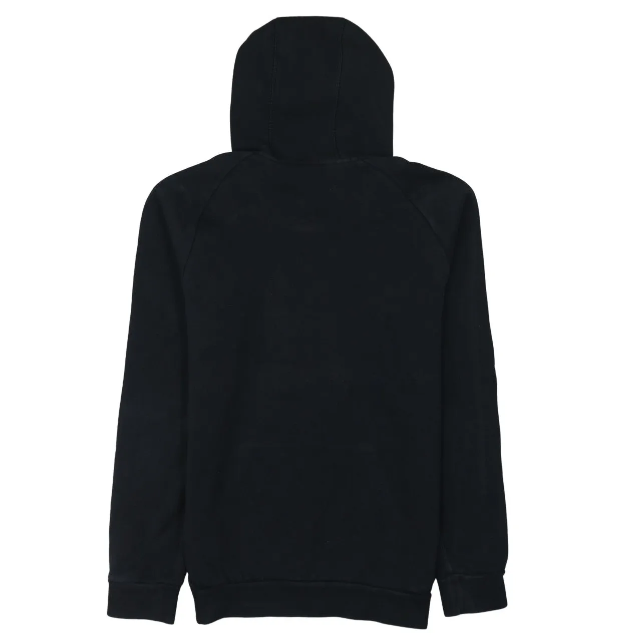 Adidas Black Hoodie Women’s Small Embroidered Logo Contrast Piping Front Pocket Sweatshirt sold by Vintage Club product image thumbnail 2