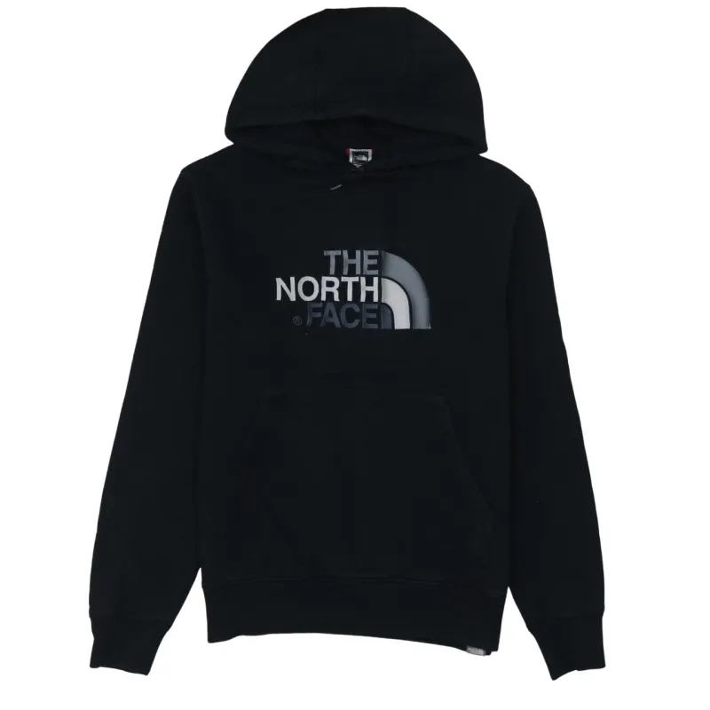 The North Face Black Hoodie Men’s Medium Embroidered Chest Logo Front Pocket Sweatshirt sold by Vintage Club