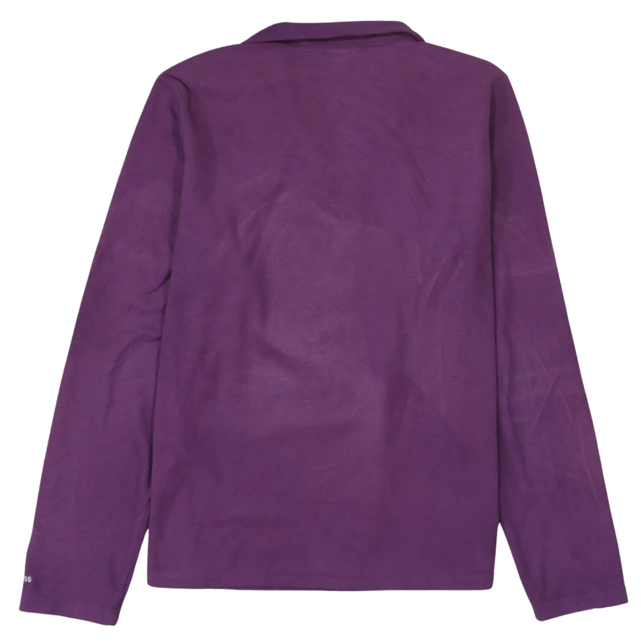 The North Face Purple Fleece Jumper Women’s Large Half Zip Embroidered Logo Pullover Top sold by Vintage Club product image thumbnail 2