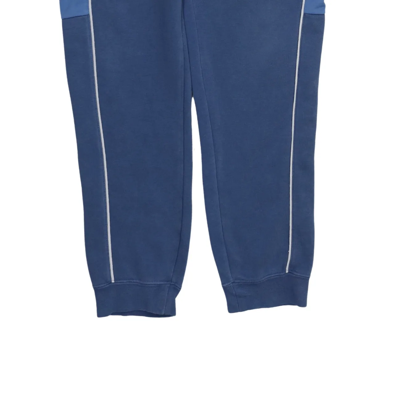 Nike Blue Joggers Sweatpants Men's Medium Embroidered Swoosh Contrast Side Panels Cuffed sold by Vintage Club product image thumbnail 4