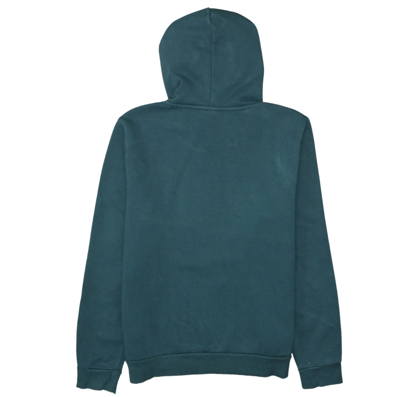Puma Dark Teal Hoodie Women's Large Printed Logo Front Pouch Fleece Pullover Sweatshirt sold by Vintage Club product image thumbnail 2