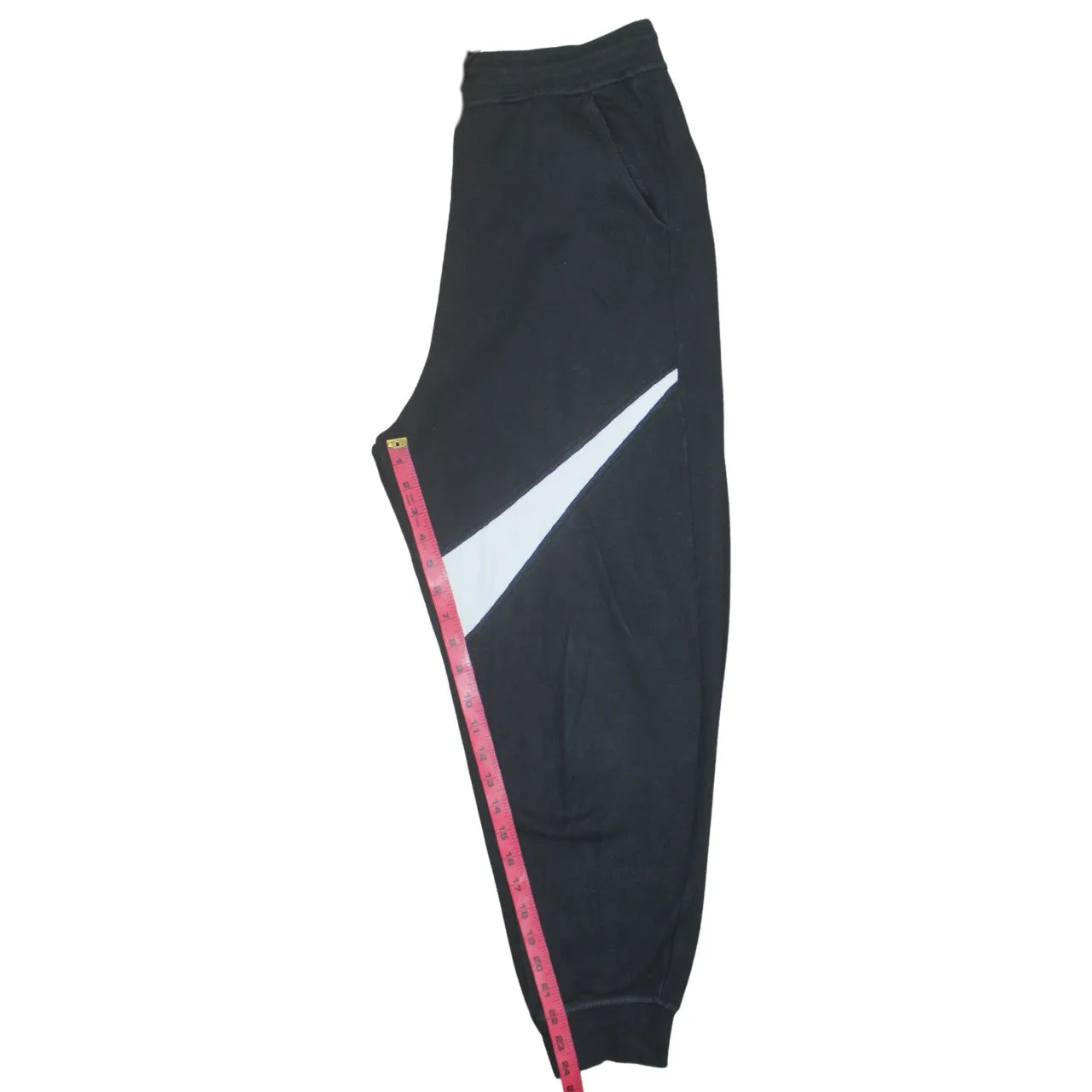 Nike Black Joggers Sweatpants Men's Medium Large Swoosh Logo Elastic Cuff Loungewear sold by Vintage Club product image thumbnail 5